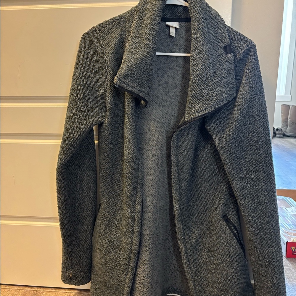 Bench Women's Charcoal Teddy Jacket